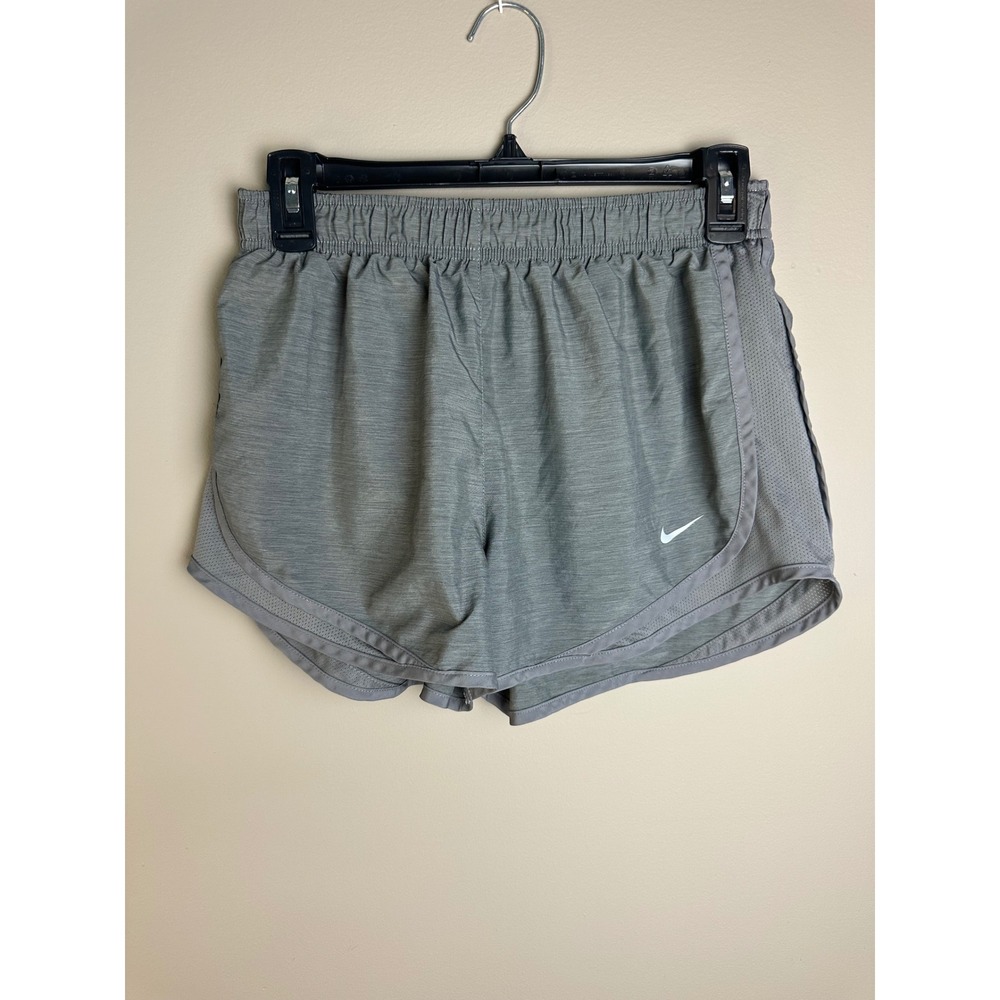 Nike Women Tempo Running Shorts Gray Mesh DB4487-067‎ Medium